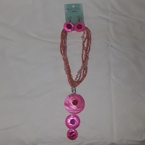 American blues beaded necklace